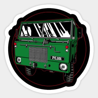 LAND ROVER FC 101 Sticker